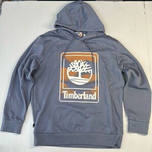 Timberland Outdoor Graphic Brushback Fleece Pullover Hoodie